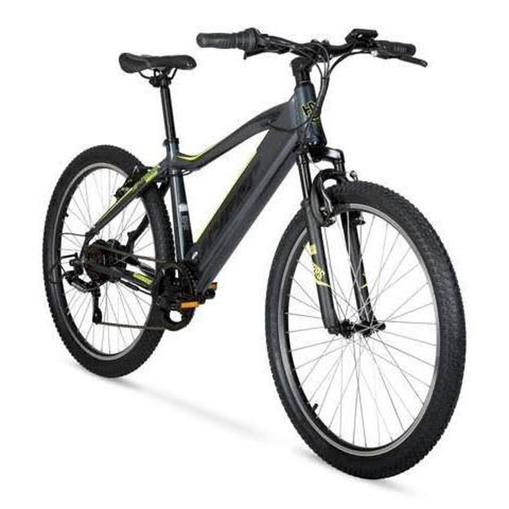 Hyper Bicycles E-Ride Electric Pedal Assist Mountain Bike, 26in, Black