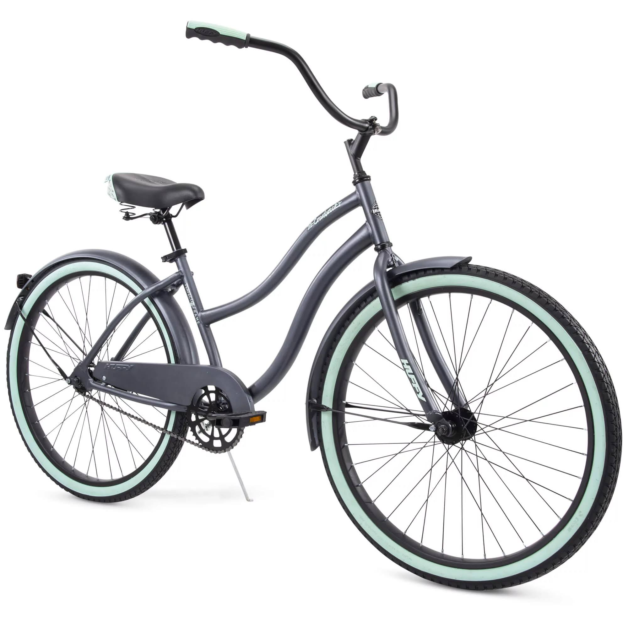 Huffy Women’s 26″ Gray Cranbrook Comfort Cruiser Bike