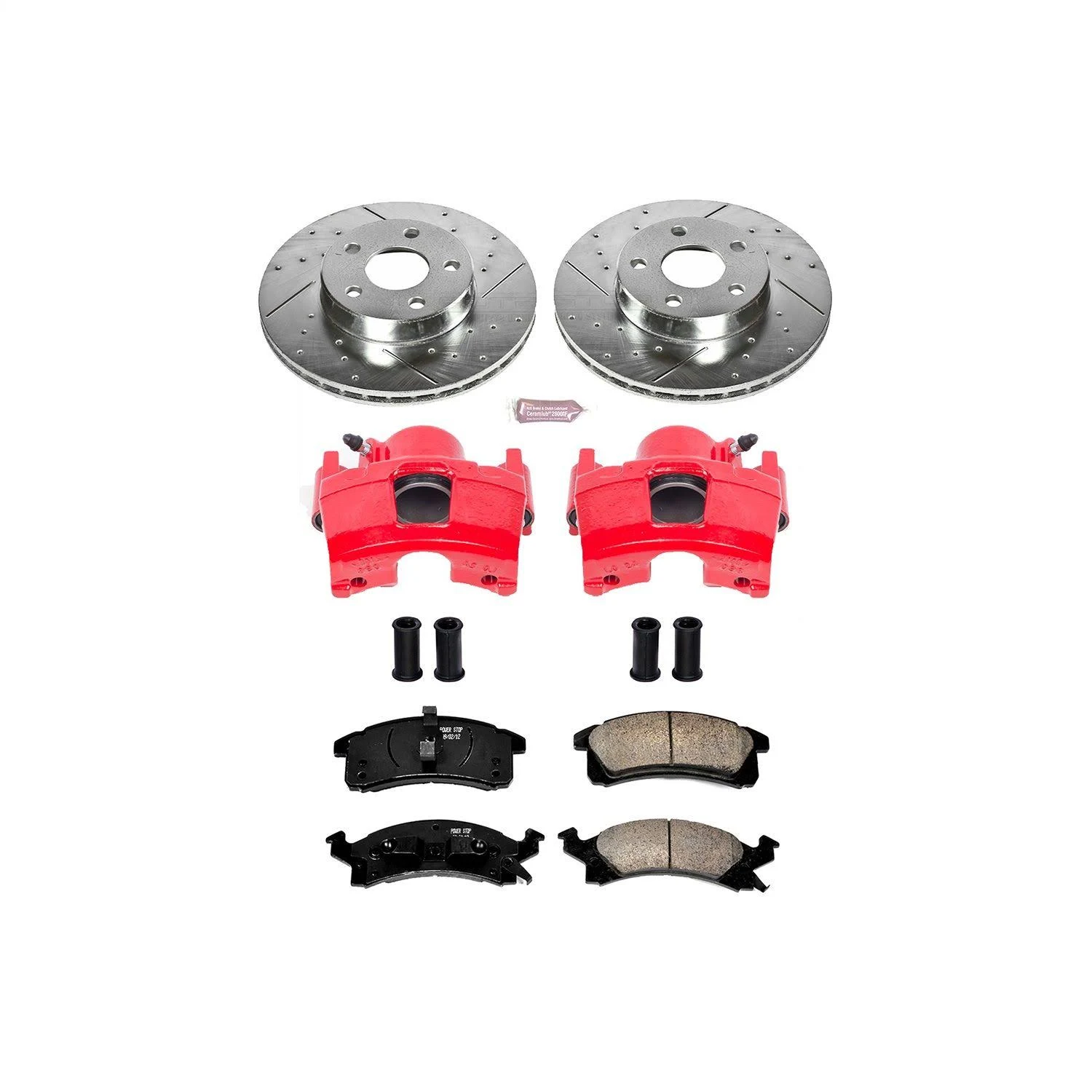 Power Stop – Front Z23 Evolution Sport Brake Kit with Calipers Kc3156