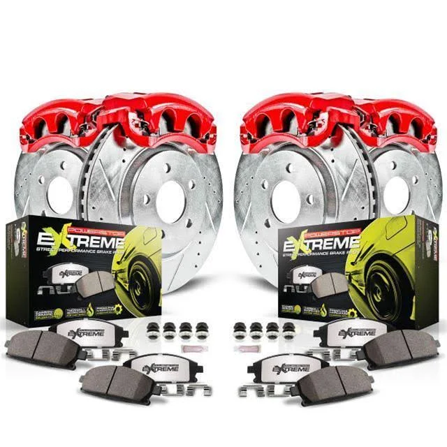 Power Stop – Front and Rear Z26 Street Warrior Brake Kit with Calipers KC750-26