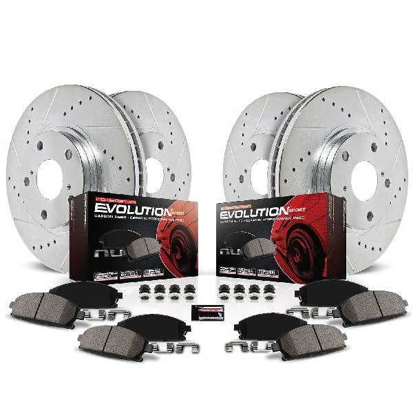 Power Stop – Front and Rear Z23 Evolution Sport Brake Kit with Calipers KC5482