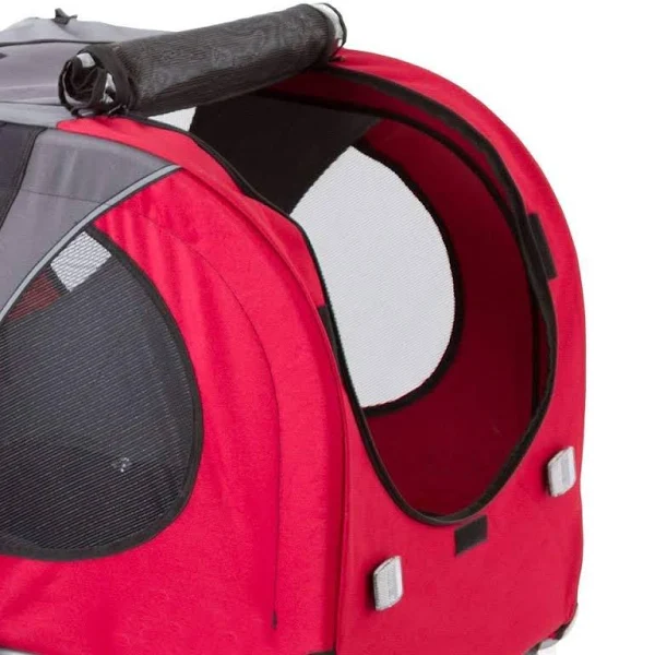 Rage Powersports Red Pull-Behind Dog Bicycle Trailer Pet Carrier