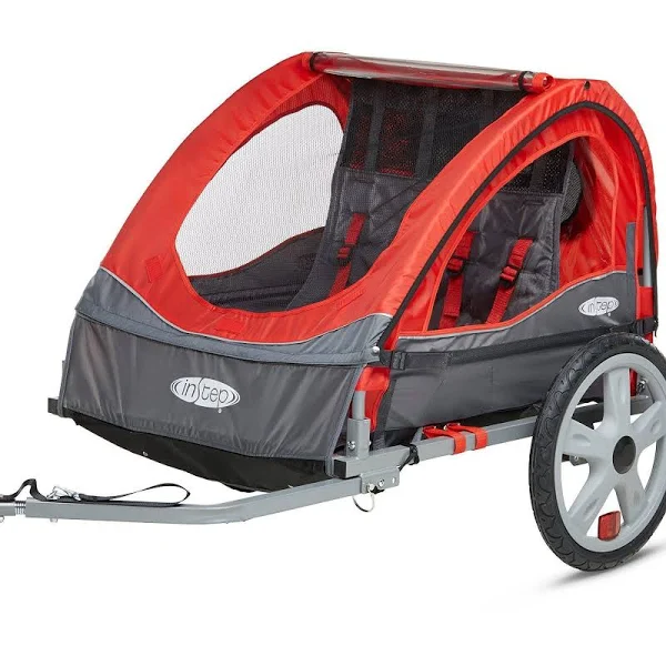 Instep Take 2 Double Bicycle Trailer Red