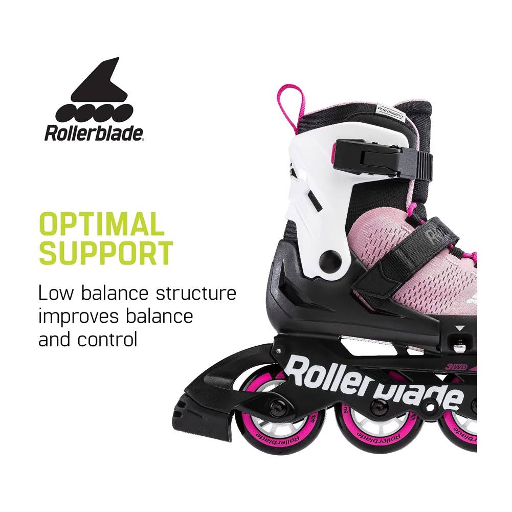 Rollerblade Microblade Girls Inline Skates  C Pink/White