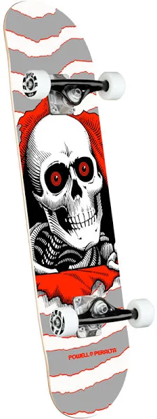 Powell Peralta Ripper Complete Skateboard Silver 8.0″