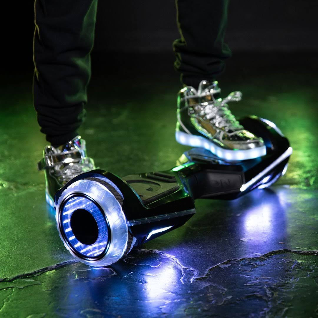 Jetson Rave Extreme-Terrain Hoverboard with Cosmic Light-Up WHEELS.