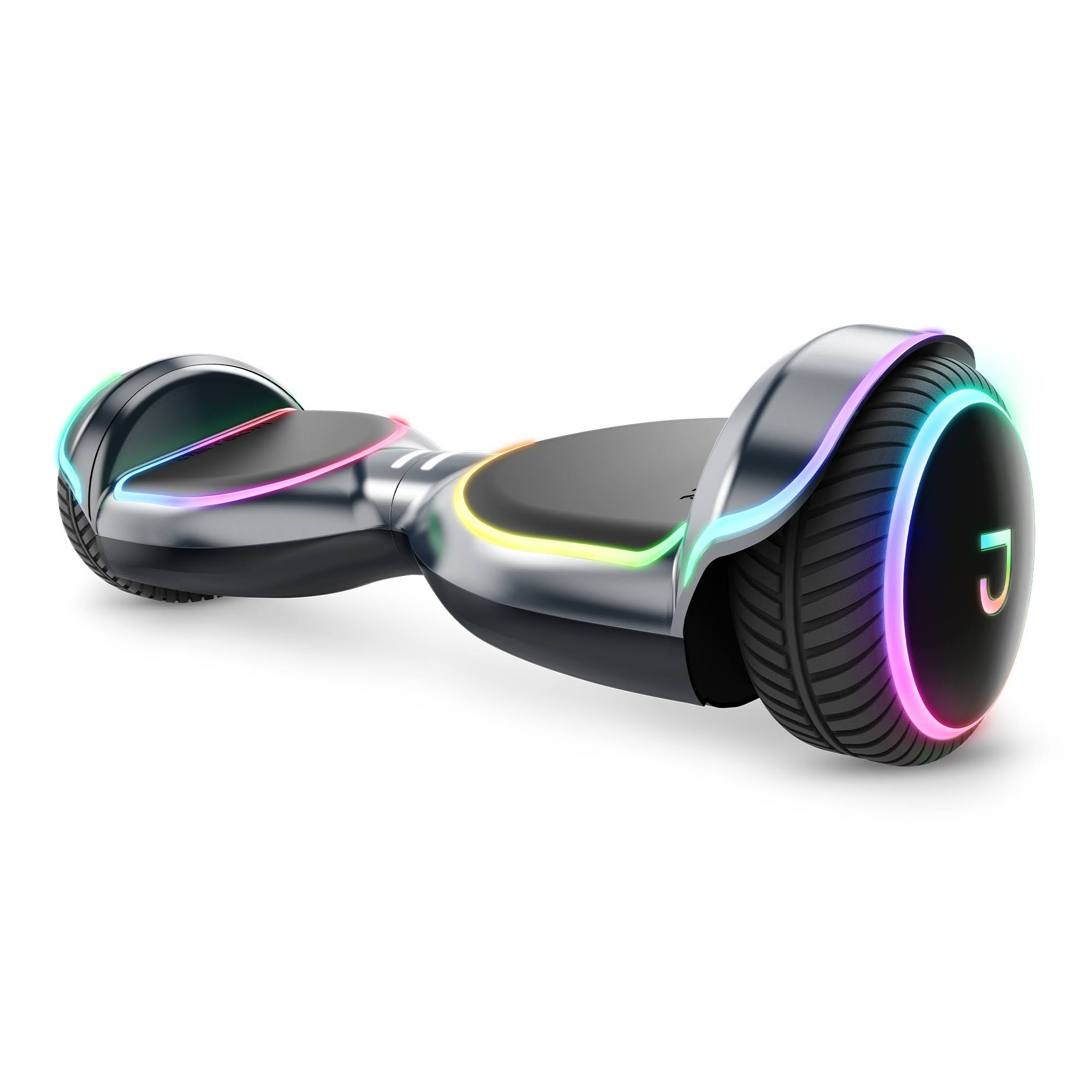 Jetson Magma All-Terrain Hoverboard, with 6.5in LED Wheels, , Black