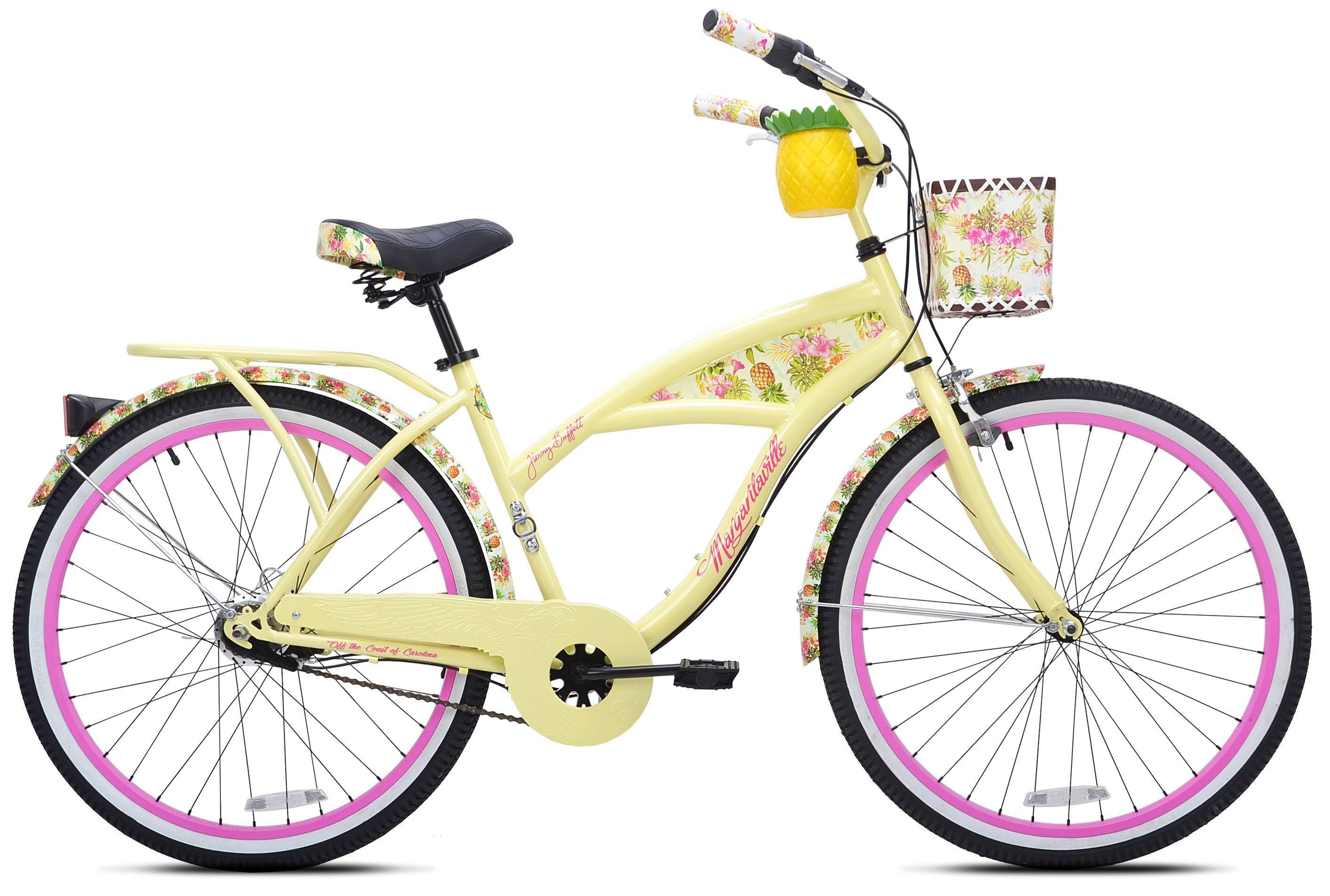 Kent 26″ Margaritaville Women’s 3-Speed Cruiser Bike ・ Yellow